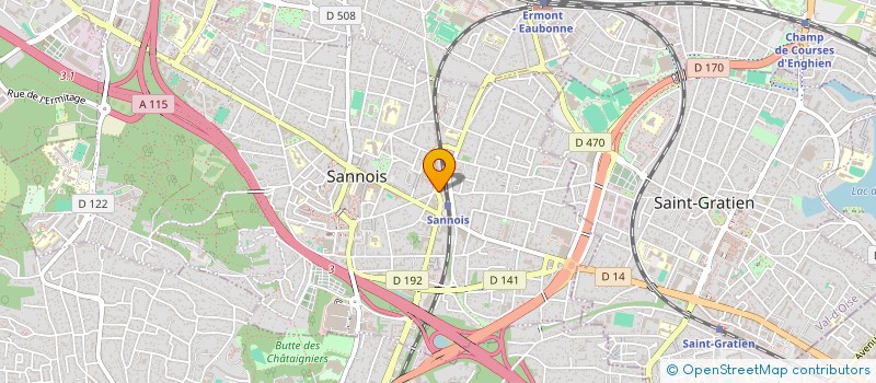 localisation de l'entreprise SLPE GROUP  SANNOIS