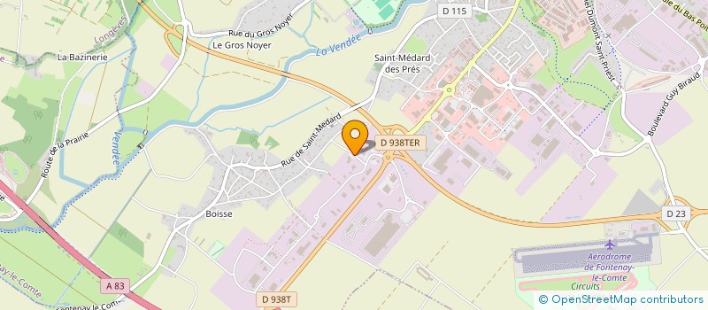 localisation de l'entreprise SLPV à FONTENAY-LE-COMTE