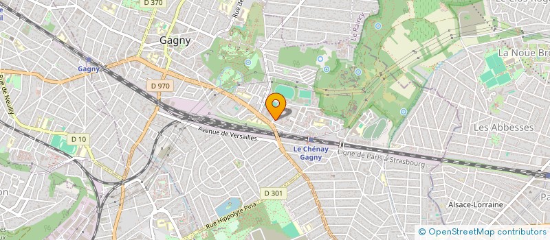 localisation de l'entreprise SLQ  GAGNY