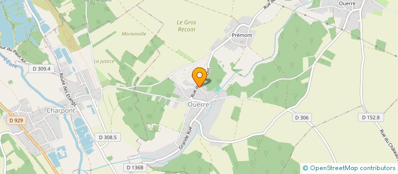 localisation de l'entreprise SLR à OUERRE