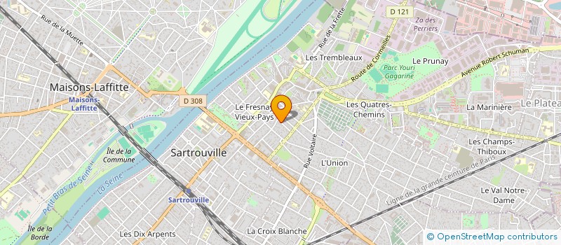 localisation de l'entreprise SLR  SARTROUVILLE