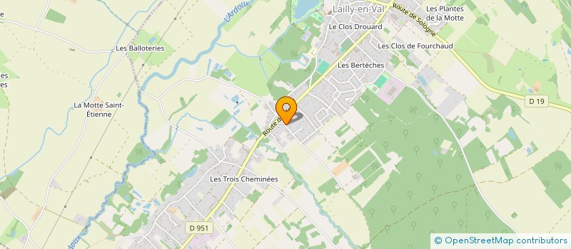 localisation de l'entreprise SLR à LAILLY-EN-VAL