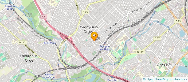 localisation de l'entreprise SLR à SAVIGNY-SUR-ORGE