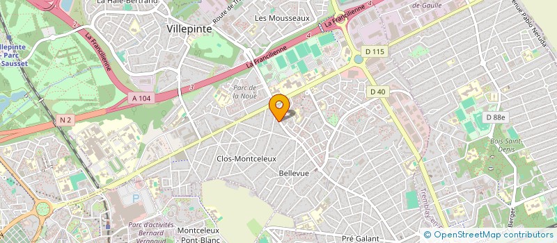 localisation de l'entreprise SLR ELEC à VILLEPINTE