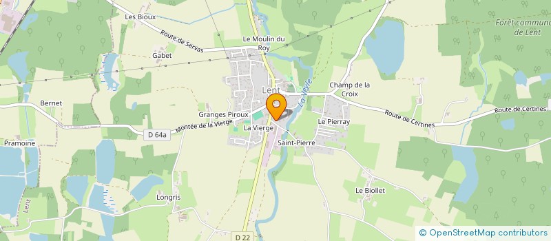 localisation de l'entreprise SLR FACADES à LENT