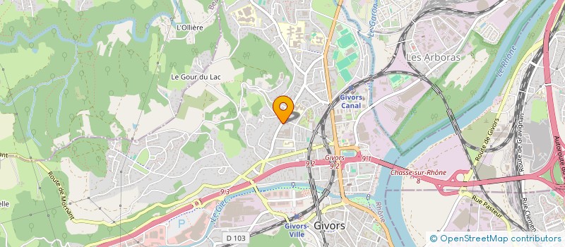 localisation de l'entreprise SLS à GIVORS