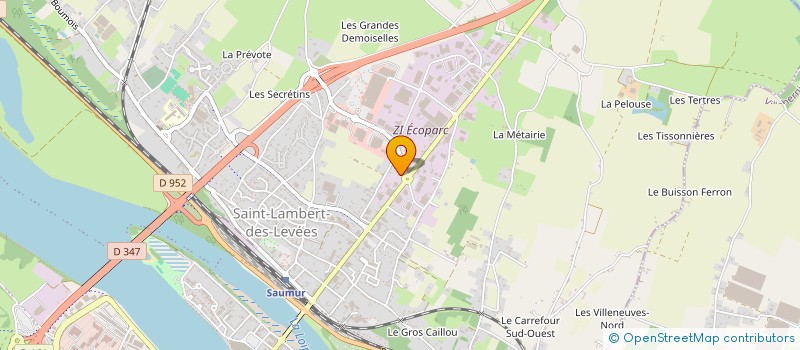 localisation de l'entreprise SLS  SAUMUR