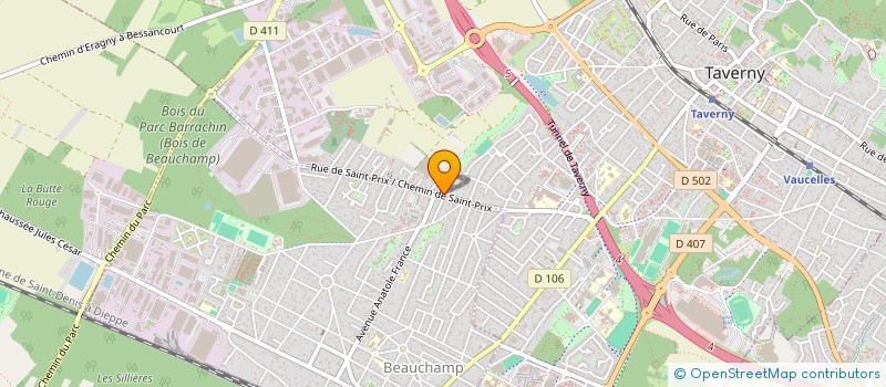 localisation de l'entreprise SLS 95  TAVERNY