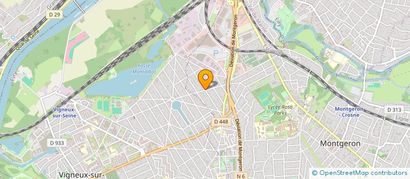 localisation de l'entreprise SLS  MONTGERON