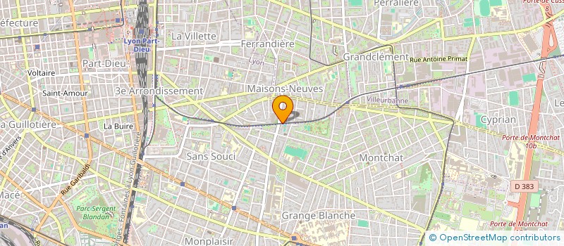 localisation de l'entreprise SLS  LYON