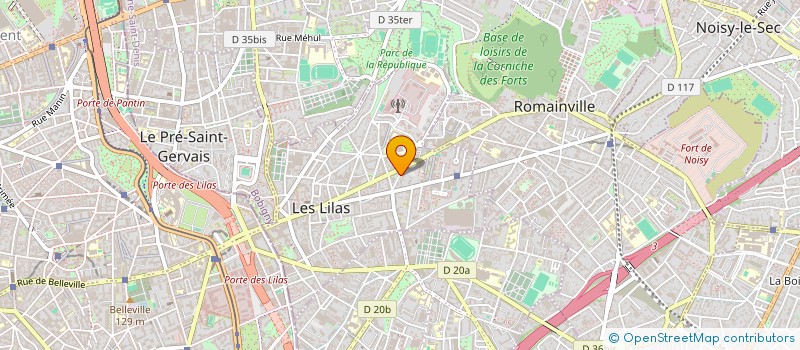 localisation de l'entreprise SLS CONSEILS à LES LILAS
