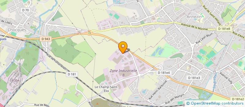 localisation de l'entreprise SLS DIFFUSION à ANNEZIN