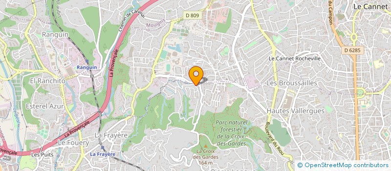 localisation de l'entreprise SLS DISTRIBUTION à CANNES