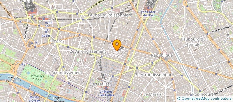 localisation de l'entreprise SLSP TRANSPORT POIVREAU  PARIS