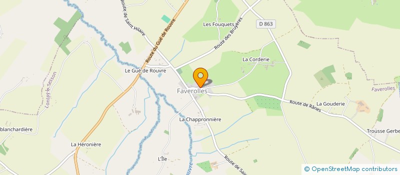 localisation de l'entreprise SLSR à FAVEROLLES