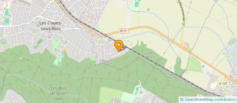 localisation de l'entreprise SLST  VILLEPREUX