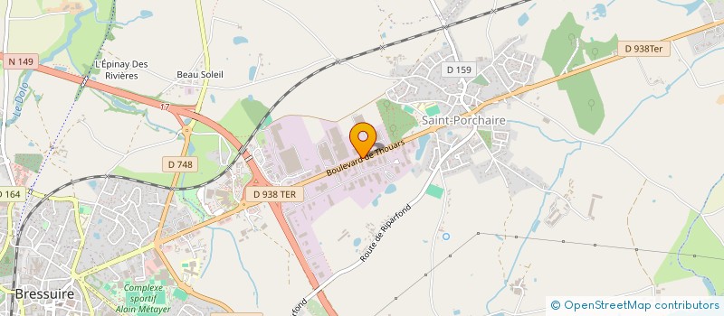 localisation de l'entreprise SLT  BRESSUIRE