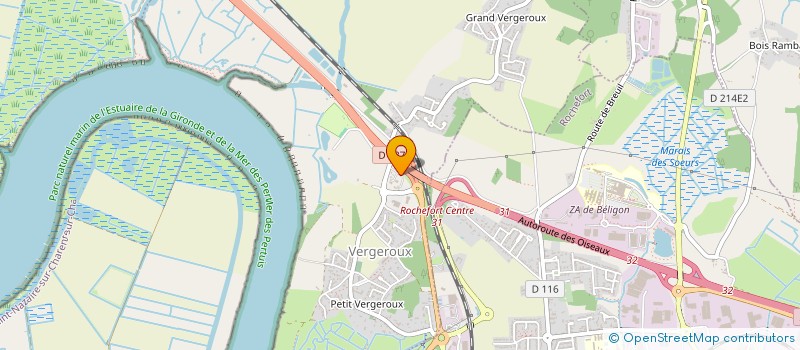 localisation de l'entreprise SLT  VERGEROUX