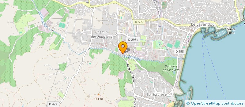 localisation de l'entreprise SLT ENERGIE à BORMES-LES-MIMOSAS