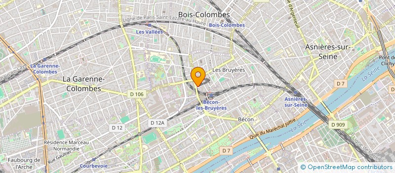 localisation de l'entreprise SLT INVEST GROUP  ASNIERES-SUR-SEINE