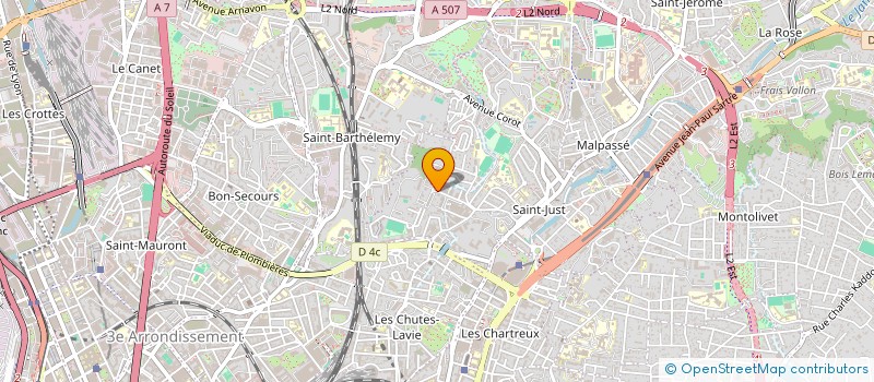 localisation de l'entreprise SLT PROMOTION FRANCE  MARSEILLE
