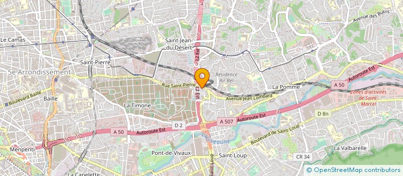 localisation de l'entreprise SLTM SOC LOCAT TERRA MIDI à MARSEILLE