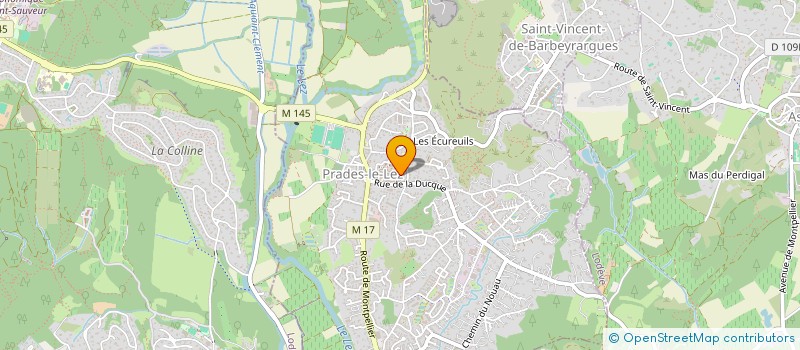 localisation de l'entreprise SLTP 34 à PRADES-LE-LEZ