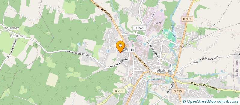 localisation de l'entreprise SLTP à CASTELJALOUX