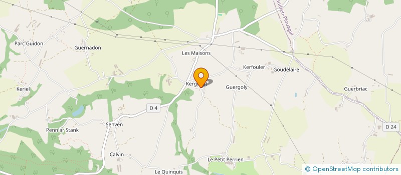 localisation de l'entreprise SLTT à LANRODEC