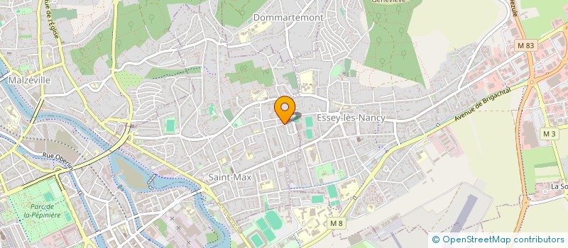 localisation de l'entreprise SLUC DE NANCY - FOOTBALL AMERICAIN - LES TIGRES  SAINT-MAX