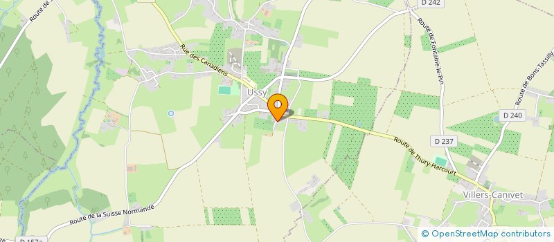 localisation de l'entreprise SLUCH FINGAS  USSY