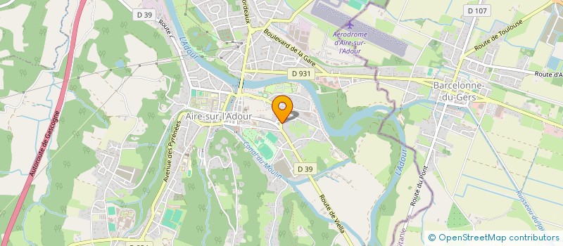 localisation de l'entreprise SLUGGY FOUNDATION  AIRE-SUR-L'ADOUR