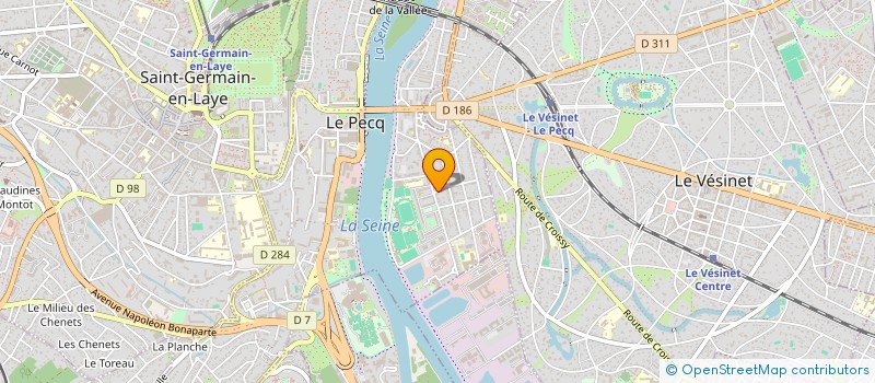 localisation de l'entreprise SLUPIMMO  LE PECQ