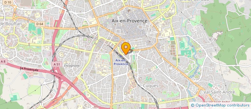 localisation de l'entreprise SLV 260 SAUVAIGO  AIX-EN-PROVENCE