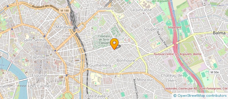 localisation de l'entreprise SLV à TOULOUSE