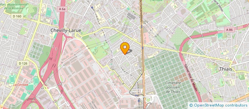 localisation de l'entreprise SLV  CHEVILLY-LARUE