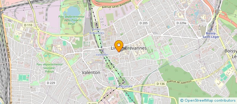 localisation de l'entreprise SLV CONCEPT  LIMEIL-BREVANNES