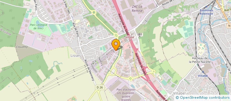 localisation de l'entreprise SLV EQUIPEMENTS à LISSES