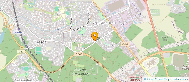 localisation de l'entreprise SLV LOC à VERT-SAINT-DENIS