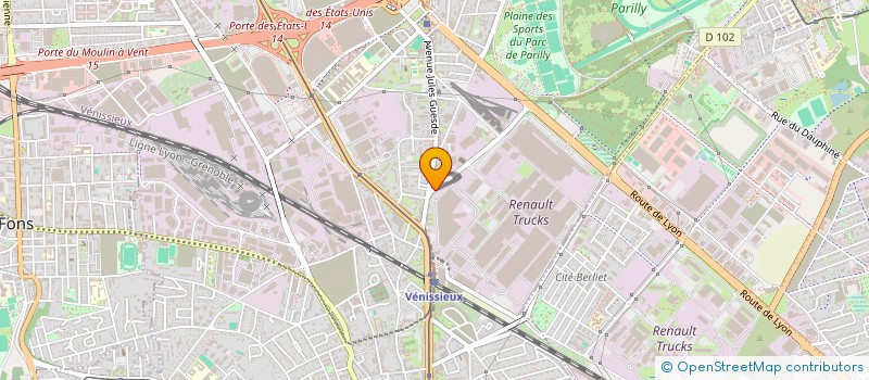 localisation de l'entreprise SLV MUSIC  VENISSIEUX