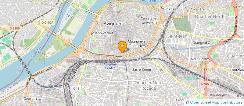 localisation de l'entreprise SLV SARL à AVIGNON