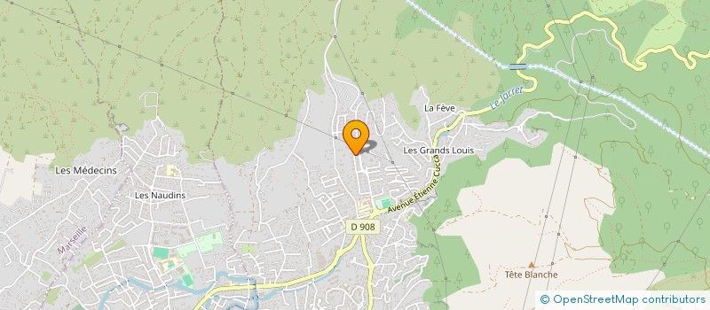 localisation de l'entreprise SLVR - GESTION  ALLAUCH