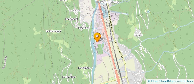 localisation de l'entreprise SLVTTP  LA BATHIE