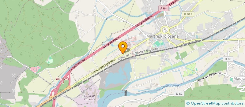 localisation de l'entreprise SLW  MARTRES-TOLOSANE