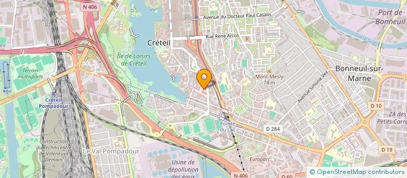 localisation de l'entreprise SLW BATIMENT  CRETEIL