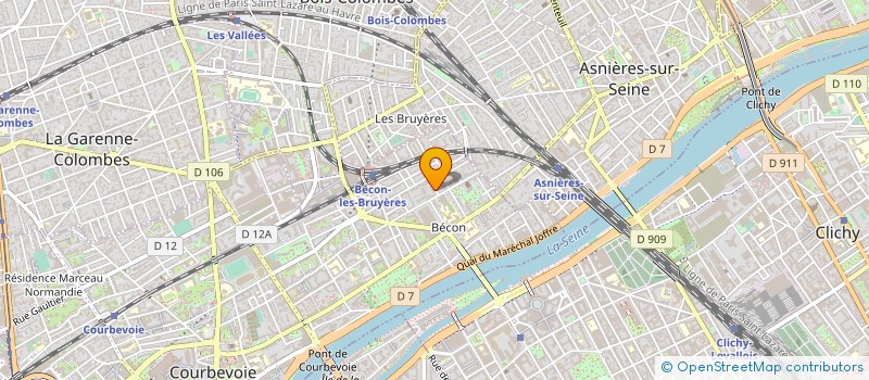 localisation de l'entreprise SLX à COURBEVOIE