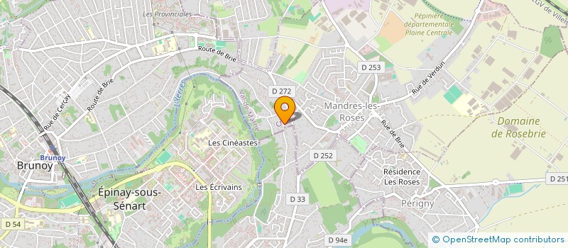 localisation de l'entreprise SLX  MANDRES-LES-ROSES