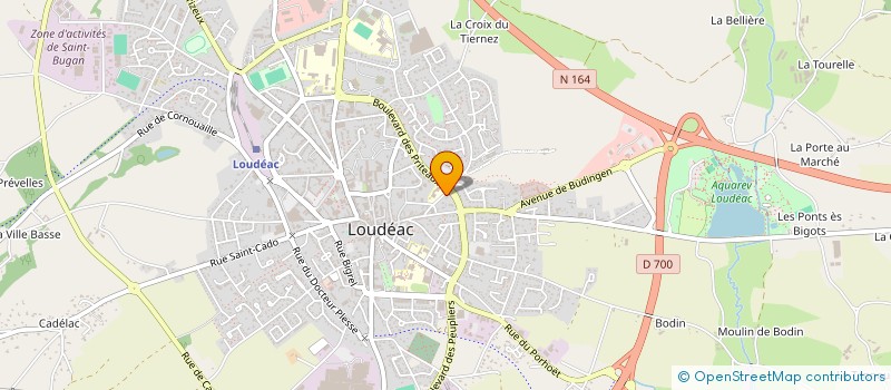 localisation de l'entreprise SLY à LOUDEAC