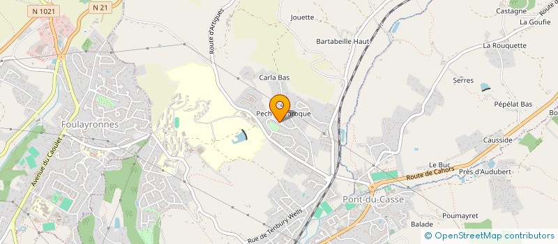 localisation de l'entreprise SLY  PONT-DU-CASSE