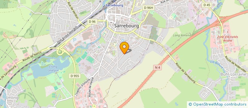 localisation de l'entreprise SLY&CHRIS à SARREBOURG